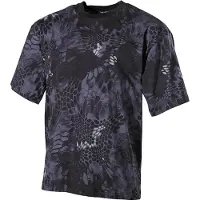MFH US T-Shirt, halbarm, snake black, 170 g/m²
