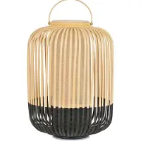 Forestier Take A Way Portable Tischleuchte M Black - , Take A Way M, dimmbar, Schwarz, für Wohnzimmer, Bambus, Design