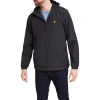 Lyle & Scott Jacke Zip Through Hooded Jacket Herren Jet Black-L