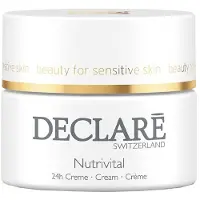 Declare Cosmetics Nutrivital 24h Cream, Tagescreme, Frauen, normale Haut, Empflindliche Haut, Gesicht, Hals/Nacken, Feuchtigkeitsspendend, Nährend, Glättend, Weichmachend, Beruhigend, 50 ml