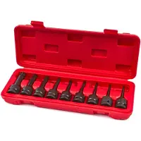 HBM 9-teiliger langer Torx-Steckschlüssel-Satz mit 1/2 inch-Loch
