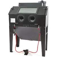 HBM Sandstrahlkabine mit Absaugung SBC 420/500 schwarz