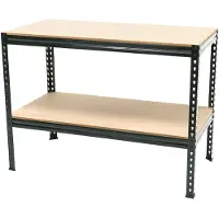 HBM Hobbywerkbank mit MDF-Platte 120 cm Werktisch Arbeitstisch