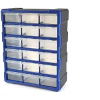 HBM 18-Schubladen-Schrank, Kleinteilemagazin, Sortimentsschrank, Lagersystem
