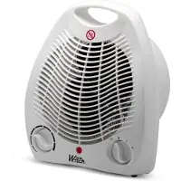 Warm Tech Heizlüfter - 2000 W - - 240 V - Bis zu 15 m³ - Weiß