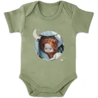 Yoursurprise Baby Body selbst gestalten - Grün - 74/80