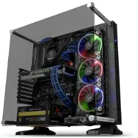 Thermaltake Core P3 TG, Midi Tower, PC, Schwarz, SPCC, 120,140 mm, 2.5,3.5 Zoll