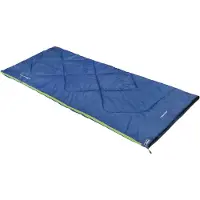 High Peak Patrol Deckenschlafsack 190 x 80 cm blau/dunkelblau