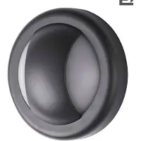 EDM Round Led Wall Light 6w 250 Lumens 4000k Schwarz