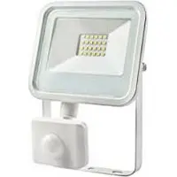 EDM 20w 1400 Lumens 6400k Led-flutlicht Mit Bewegungssensor Weiß Weiß One Size