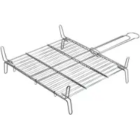 Gourmet Kitchen Grill 35x35 Cm Silber Silber One Size