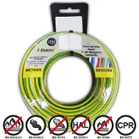 EDM Product Koaxial-Tv-Antennenkabel 28413 Zweifarbig 15 M 1,5 Mm