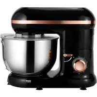 Kitchen Move Multifunktions-gebäckroboter 5,5 l 1500 w schwarz/roségold BAT-1519 GOLD