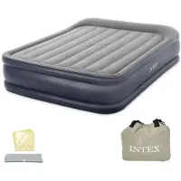 Intex 64136NP, Einzelmatratze, Rechteck, Drinnen, Integrierte Luftpumpe