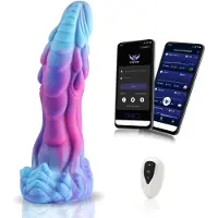 Wildolo Fantasy Dildo Vibrator mit App & Fernbedienung 21 cm Nessie
