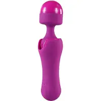 Auxfun Mini Magic Wand Massager Vibrator mit einstellbarem Winkel