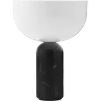New Works Kizu Portable Tischleuchte Black - , Kizu Portable, dimmbar, Schwarz, für Wohnzimmer, Marmor, Design