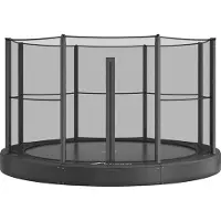 Akrobat Flat to the ground Trampolin Primus Anthrazit 360 cm