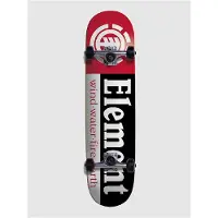 Element - Skateboards - Section 7.5 x 31.25 , aus Holz - Rot