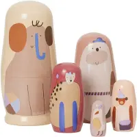 Ferm Living Critter Nesting Dolls - Multi 1104266399