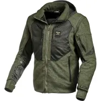 Sonstiges Macna Breeze Motorrad Zip Hoodie, grün/schwarz, L