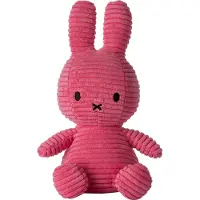 Bon Ton Toys Miffy Cord-Plüschfigur (pink, 24cm) Kuscheltier Stofftier Hase Plüschtier