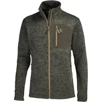 Deerhunter Sarek Strickjacke, Jagd Jacke in drei Farben, Farbe:Olive Night melange, Größe:XL