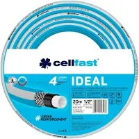 Cellfast Gartenschlauch IDEAL 10-261 Garten Schlauch 30m 4-lagig UV-beständig 27 Bar Blau