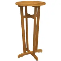 vidaXL Garten-Bartisch Ø60x105 cm Massivholz Akazie