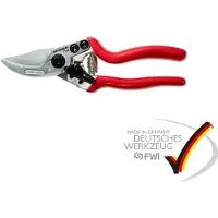 Generique Handschere Aluminium-Line Small Gartenschere Länge 185 mm mit Drahtschneidefunktion wechselbare Klingen