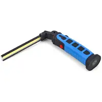 HBM LED 3-in-1 wiederaufladbare Taschenlampe 350 Lumen, klappbar, magnetisch