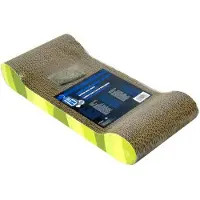 Catit Grüner Zebra Kratzbaum für Katzen - 49 x 22 x 75 cm