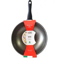 Thuisz Wok Como 28 cm aus Aluminium mit PFOA-freier Antihaftbeschichtung (Wabenmuster), ergonomischem Griff und Induktionsgeeignet