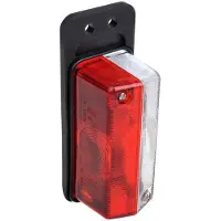 Pricenet Umrissleuchte rot/weiß 92x42mm mit Pendel im Blister