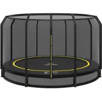 Magic Circle Pro Bodentrampolin Pro Black 427 cm mit Sicherheitsnetz