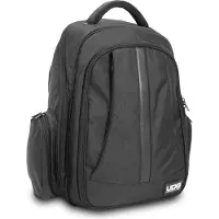 UDG Ultimate Rucksack schwarz mit orangefarbenem Innenfutter