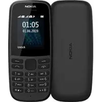 Nokia 105, Balken, Dual-SIM, 4,5 cm (1.77"), 120 x 160 Pixel, 800 mAh, Schwarz