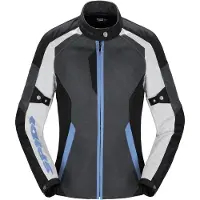 Spidi Tek Net Lady Grau Weiß Provence Jacke Größe XS