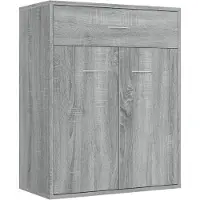 vidaXL Sideboard Grau Sonoma 60x30x75 cm Holzwerkstoff