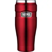 Thermos Thermobecher "Stainless King", (1 tlg.), DrinkLock – Verschlusssystem, 100% dicht