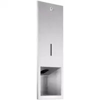 Wagner EWAR WP 208e-7 Sensor-Desinfektionsmittelspender 950 ml zur Unterputzmontage Edelstahl matt gebürstet