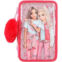 Depesche 3-Fach Federtasche TOPModel ONE LOVE Glitzer
