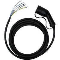 LDY Loady Typ 2 Ladekabel mit offenem Ende – 11 kW – 3-phasig 16A – Wallbox Ersatzkabel – 15m