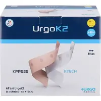 Urgo URGOK2 Kompr.Syst.10cm Knöchelumf.18-25cm 6 St.