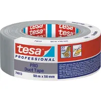 Beiersdorf Duct Tape Pro Klebeband Gewebe Silber 50 mm x 50 m
