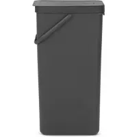 Brabantia Sort & Go Mülleimer 40 L - Dunkelgrau