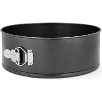 Quid Sweet Grey Abnehmbare Form aus lackiertem Stahl 28x10cm Schwarz