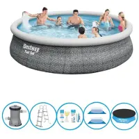 Bestway Pool Fast Set - 457x107 cm - Inklusive Zubehör