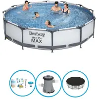Bestway Pool Steel Pro MAX - Poolpaket - 366x76 cm