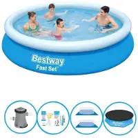 Bestway Pool Fast Set - Inklusive Zubehör - 366x76 cm
